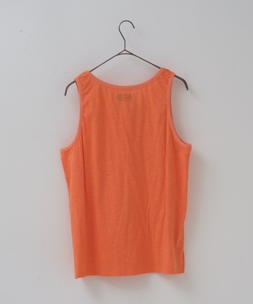 WHIMSIC（ウィムジック）の「【UNISEX】コットンスラブヤーンタンクトップ（タンクトップ・メンズ・オレンジ/ホワイト/グレー・FREE）」の20枚目の写真