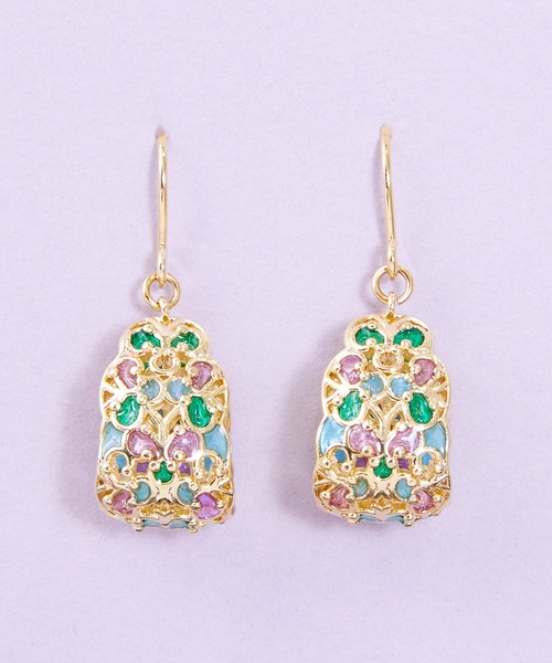 Zoule ゾーラ：MOROCCAN モロッカンシリーズ noria ピアス（ピアス（両