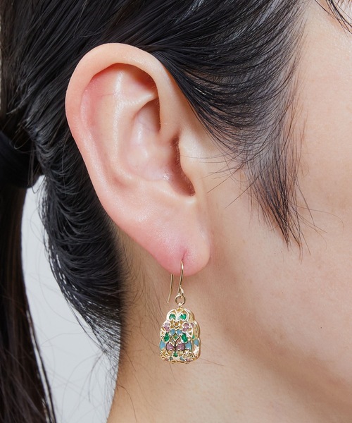 Zoule ゾーラ：MOROCCAN モロッカンシリーズ noria ピアス（ピアス（両