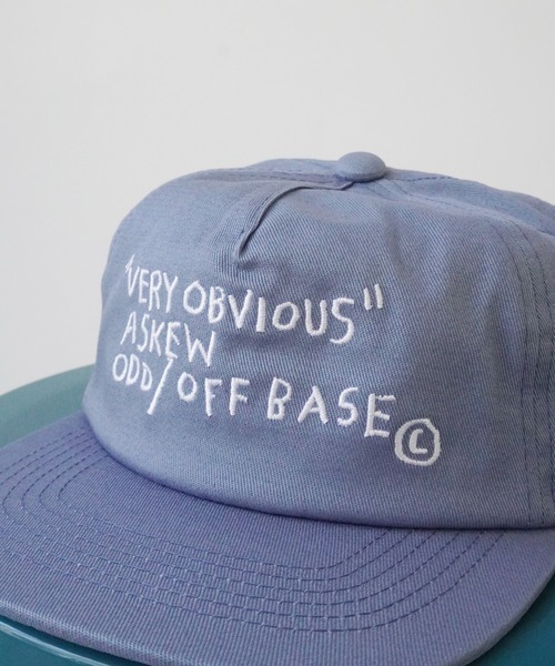 PARKS TOKYO SELECT（パークストウキョウセレクト）の「【BASQUIAT】JEAN-MICHEL BASQUIAT 6パネル ミディアム フラット キャップ / BB CAP（キャップ・メンズ・アイボリー/ブルー/ブラック・FREE）」の3枚目の写真