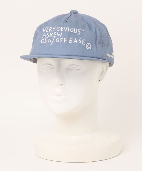 PARKS TOKYO SELECT（パークストウキョウセレクト）の「【BASQUIAT】JEAN-MICHEL BASQUIAT 6パネル ミディアム フラット キャップ / BB CAP（キャップ・メンズ・アイボリー/ブルー/ブラック・FREE）」の7枚目の写真