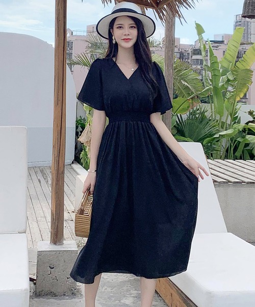 DAY CLOSET(デイ クローゼット)の「レディース Vネック花柄 DAY CLOSET(デイ クローゼット)の「レディース Vネック花柄