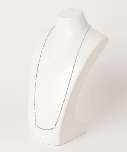 ebine（エビネ）の「金属アレルギー/bar motif 2way necklace/サージカルステンレス（ネックレス・レディース・シルバー/ゴールド・80ｃｍ）」の9枚目の写真