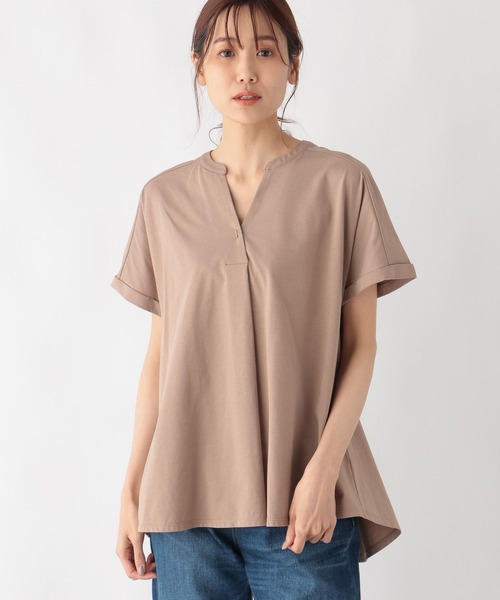 セール】快適スキッパープルオーバー/987170（Tシャツ