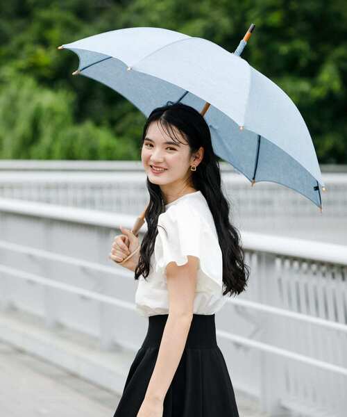 F by ROSSO(エフバイロッソ)の「F by ROSSO 撥水ギャザースリーブブラウス(シャツ/ブラウス・レディース・オフホワイト/ネイビー・FREE)」の2枚目の写真