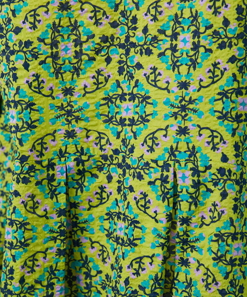 Jocomomola（ホコモモラ）の「Charco リップルフラワープリントワンピース（ワンピース・レディース・ブルー/イエロー・40）」の15枚目の写真