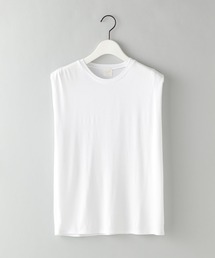 e/rm | 【e/rm】ショルダータックTシャツ_ノースリーブ(Tシャツ/カットソー)