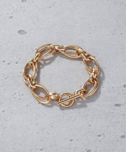 GOLDY（ゴールディ）の「オーバー ラップ チェーン マンテル ブレスレット（ブレスレット・レディース・ゴールド/シルバー系その他/ゴールド系その他/シルバー・FREE）」の10枚目の写真