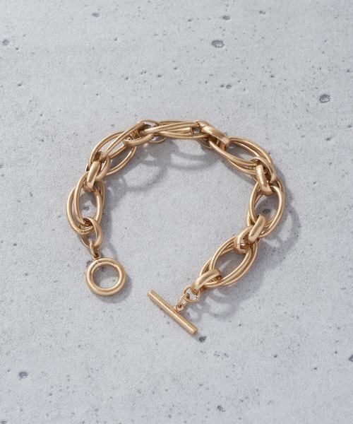 GOLDY（ゴールディ）の「オーバー ラップ チェーン マンテル ブレスレット（ブレスレット・レディース・ゴールド/シルバー系その他/ゴールド系その他/シルバー・FREE）」の9枚目の写真