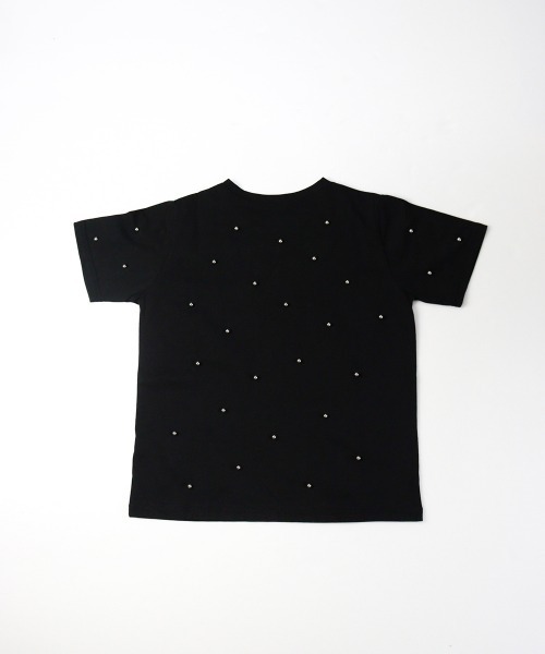 led.tokyo(レッドトウキョウ)の「【led.tokyo】パール付きTシャツ(Tシャツ/カットソー・レディース・ホワイト/ブラック・FREE)」の5枚目の写真