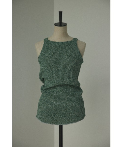 BLACK BY MOUSSY(ブラックバイマウジー)の「melange tanktop(メランジタンクトップ)(タンクトップ・レディース・ブラウン系その他/オレンジ系その他/グリーン系その他・FREE)」の3枚目の写真