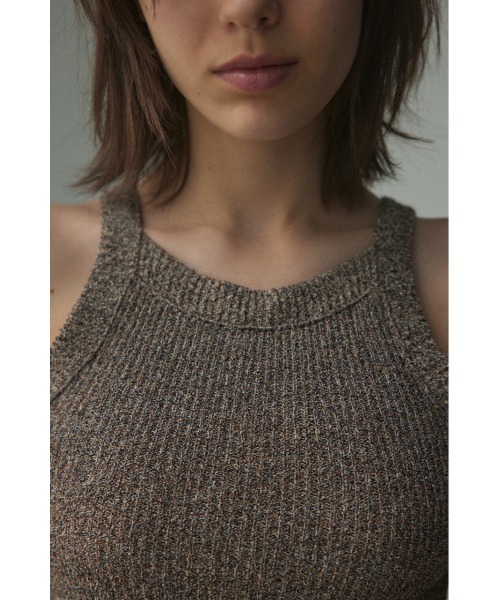 BLACK BY MOUSSY(ブラックバイマウジー)の「melange tanktop(メランジタンクトップ)(タンクトップ・レディース・ブラウン系その他/オレンジ系その他/グリーン系その他・FREE)」の21枚目の写真