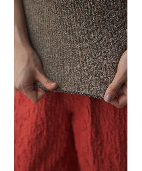 BLACK BY MOUSSY(ブラックバイマウジー)の「melange tanktop(メランジタンクトップ)(タンクトップ・レディース・ブラウン系その他/オレンジ系その他/グリーン系その他・FREE)」の19枚目の写真