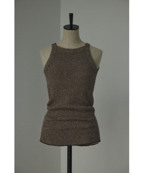 BLACK BY MOUSSY(ブラックバイマウジー)の「melange tanktop(メランジタンクトップ)(タンクトップ・レディース・ブラウン系その他/オレンジ系その他/グリーン系その他・FREE)」の18枚目の写真