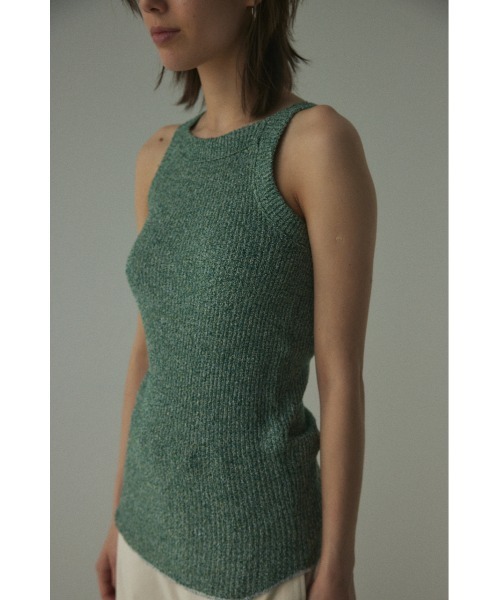 BLACK BY MOUSSY(ブラックバイマウジー)の「melange tanktop(メランジタンクトップ)(タンクトップ・レディース・ブラウン系その他/オレンジ系その他/グリーン系その他・FREE)」の16枚目の写真