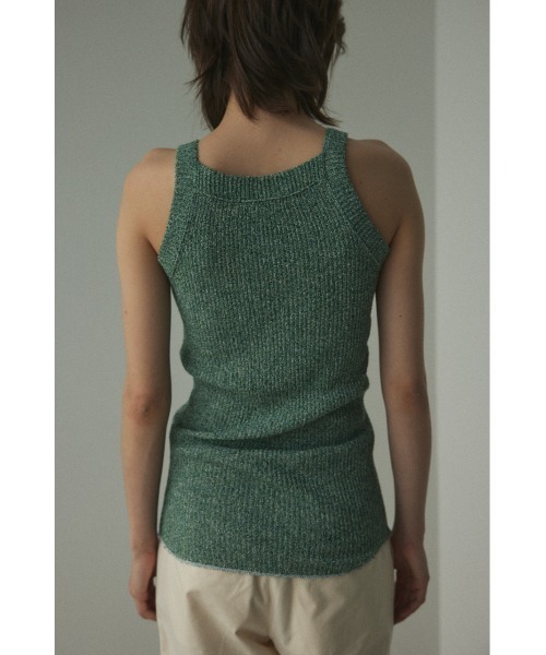 BLACK BY MOUSSY(ブラックバイマウジー)の「melange tanktop(メランジタンクトップ)(タンクトップ・レディース・ブラウン系その他/オレンジ系その他/グリーン系その他・FREE)」の15枚目の写真