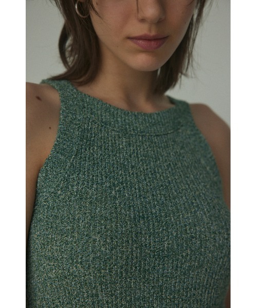 BLACK BY MOUSSY(ブラックバイマウジー)の「melange tanktop(メランジタンクトップ)(タンクトップ・レディース・ブラウン系その他/オレンジ系その他/グリーン系その他・FREE)」の14枚目の写真