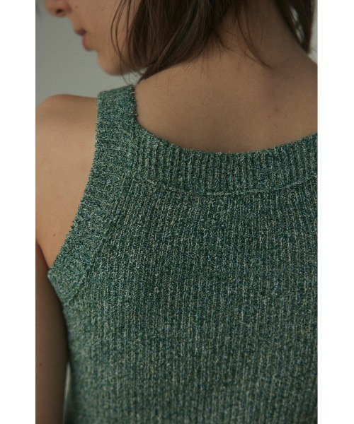 BLACK BY MOUSSY(ブラックバイマウジー)の「melange tanktop(メランジタンクトップ)(タンクトップ・レディース・ブラウン系その他/オレンジ系その他/グリーン系その他・FREE)」の13枚目の写真