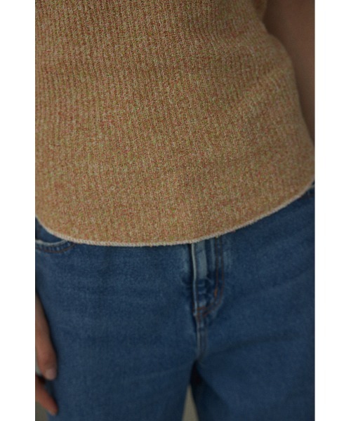 BLACK BY MOUSSY(ブラックバイマウジー)の「melange tanktop(メランジタンクトップ)(タンクトップ・レディース・ブラウン系その他/オレンジ系その他/グリーン系その他・FREE)」の5枚目の写真