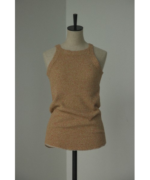 BLACK BY MOUSSY(ブラックバイマウジー)の「melange tanktop(メランジタンクトップ)(タンクトップ・レディース・ブラウン系その他/オレンジ系その他/グリーン系その他・FREE)」の4枚目の写真