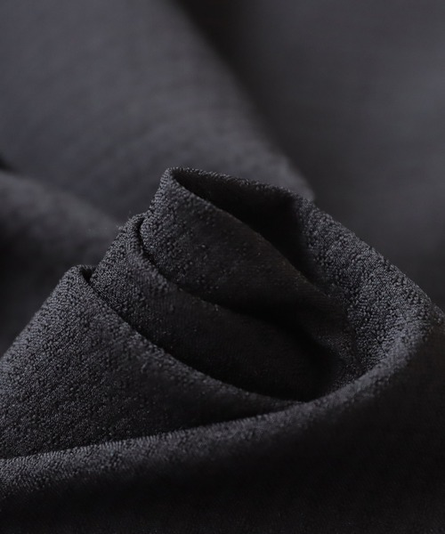 antiqua（アンティカ）の「アシメプリーツワンピース（シャツワンピース・レディース・ブラック・R/P）」の7枚目の写真