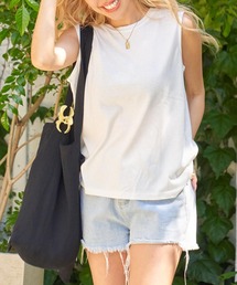 anap mimpi | シンプル ノースリーブ トップス(Tシャツ/カットソー)