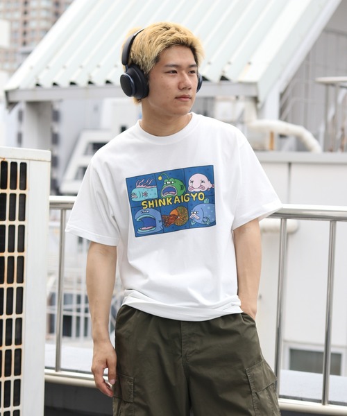 セール】【UNIT CHEST】unique unisex T-shirt SHINKAIGYO by