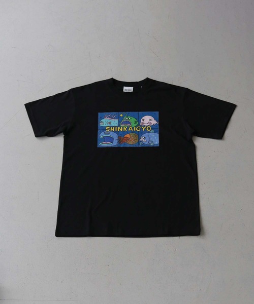 UNIT CHEST(ユニットチェスト)の「【UNIT CHEST】unique unisex T-shirt SHINKAIGYO by aicopan(Tシャツ/カットソー・メンズ・ブラック/ホワイト・L/M/S)」の20枚目の写真