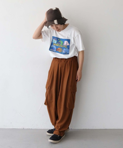 UNIT CHEST(ユニットチェスト)の「【UNIT CHEST】unique unisex T-shirt SHINKAIGYO by aicopan(Tシャツ/カットソー・メンズ・ブラック/ホワイト・L/M/S)」の5枚目の写真