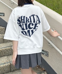 shrita | アソートハーフジップトレーナー【低身長さん向けSサイズ展開あり】(Tシャツ/カットソー)