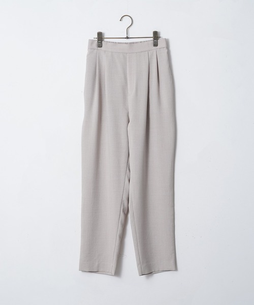 for/c（フォーシー）の「[低身長/高身長向けサイズ有]リネンライクテーパードパンツ【サスティナブル】（その他パンツ・レディース・スミクロ/ベージュ/ライトブラウン/イエロー・M/L/LL/MP/LP/S/PM/PL/TM）」の6枚目の写真