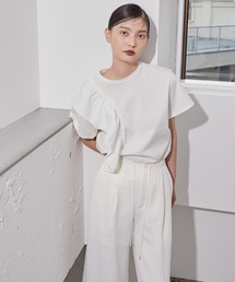 タフタコンボジャージートップ / Taffeta Combo Jersey Top