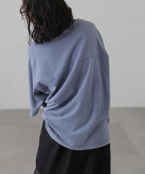 FREE'S MART（フリーズマート）の「硫化染めビッグＴシャツ（Tシャツ/カットソー・レディース・ブルー/ピンク/ブラック・FREE）」の20枚目の写真