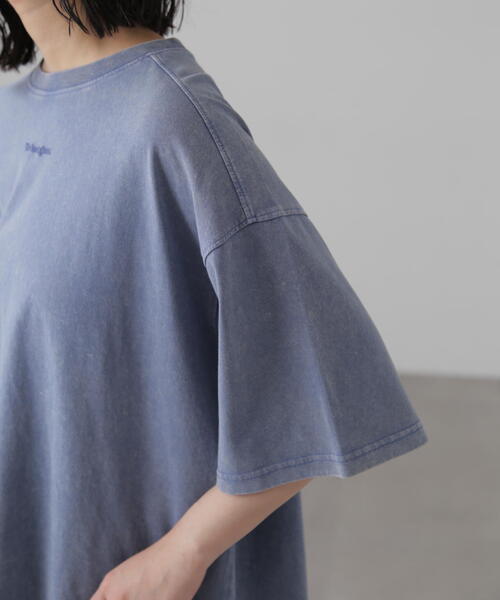 FREE'S MART（フリーズマート）の「硫化染めビッグＴシャツ（Tシャツ/カットソー・レディース・ブルー/ピンク/ブラック・FREE）」の14枚目の写真