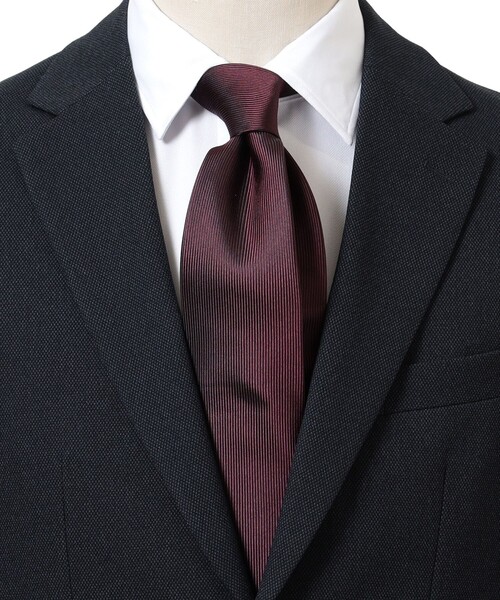 B:MING by BEAMS（ビーミングバイビームス）の「シルク ソリッド ネクタイ① 24AW（ネクタイ・メンズ・ネイビー/ブラウン/ダークブラウン/ワイン/ブルー系その他4/グレー・ONE SIZE）」の6枚目の写真