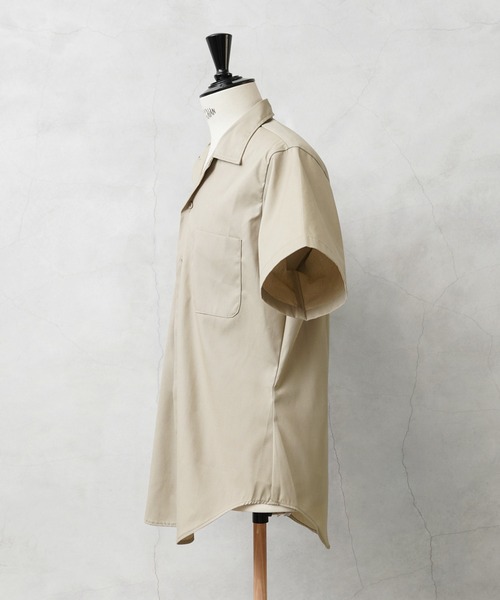 MILITARY(ミリタリー)の「実物 新品 デッドストック 米軍 PX INSTITUTIONAL(インスティテューショナル)S/S カーキ ワークシャツ(シャツ/ブラウス・メンズ・ベージュ系その他・MEDIUM)」の4枚目の写真