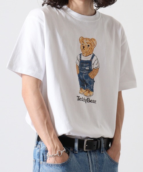 FUNALIVE(ファンアライブ)の「TeddyBear. TEE 半袖(Tシャツ/カットソー・メンズ・ホワイト系3/ホワイト系4/ホワイト系5/ホワイト系2/ホワイト系/ホワイト系1/ホワイト・M/L/XL)」の20枚目の写真
