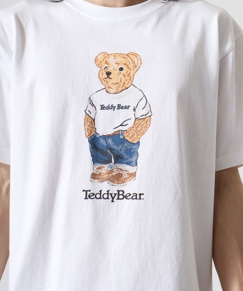 FUNALIVE(ファンアライブ)の「TeddyBear. TEE 半袖(Tシャツ/カットソー・メンズ・ホワイト系3/ホワイト系4/ホワイト系5/ホワイト系2/ホワイト系/ホワイト系1/ホワイト・M/L/XL)」の21枚目の写真