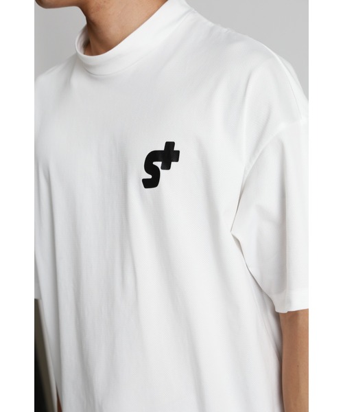 S＋（エスプラス）の「【S＋(エスプラス)】モックネックシャツ（Tシャツ/カットソー・メンズ・ブラック/ホワイト・L/LL/M/S）」の12枚目の写真
