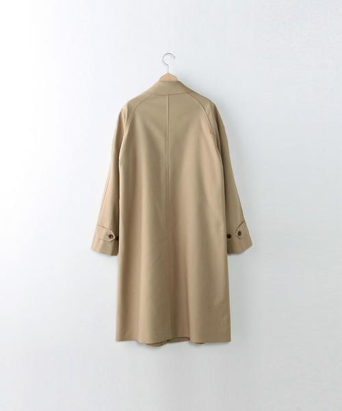 Steven Alan（スティーブンアラン）の「＜steven alan＞ W/CLOTH BAL/COL CT/ｺｰﾄ（ステンカラーコート・メンズ・ベージュ/ネイビー・MEDIUM/LARGE/SMALL/X-LARGE）」の3枚目の写真