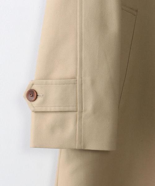 Steven Alan（スティーブンアラン）の「＜steven alan＞ W/CLOTH BAL/COL CT/ｺｰﾄ（ステンカラーコート・メンズ・ベージュ/ネイビー・MEDIUM/LARGE/SMALL/X-LARGE）」の5枚目の写真