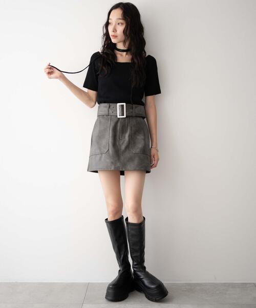 WEGO（ウィゴー）の「WEGO/厚底ボリュームロングブーツ（ブーツ・レディース・ブラウン/ブラック・SMALL/MEDIUM/LARGE/X-LARGE）」の18枚目の写真