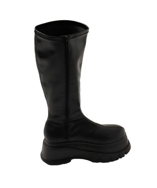 WEGO（ウィゴー）の「WEGO/厚底ボリュームロングブーツ（ブーツ・レディース・ブラウン/ブラック・SMALL/MEDIUM/LARGE/X-LARGE）」の6枚目の写真