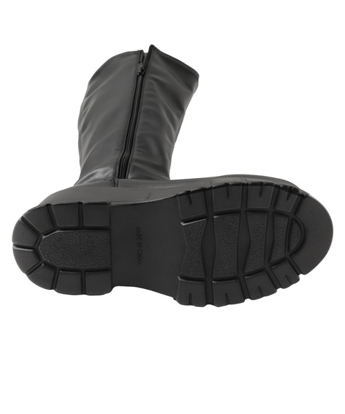 WEGO（ウィゴー）の「WEGO/厚底ボリュームロングブーツ（ブーツ・レディース・ブラウン/ブラック・SMALL/MEDIUM/LARGE/X-LARGE）」の8枚目の写真