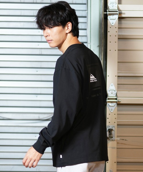 Quiksilver（クイックシルバー）の「【ムラサキスポーツ限定】QUIKSILVER/クイックシルバー ロンT/長袖Tシャツ バックプリント QLT244608M（Tシャツ/カットソー・メンズ・ホワイト/ブラック・L/M）」の13枚目の写真