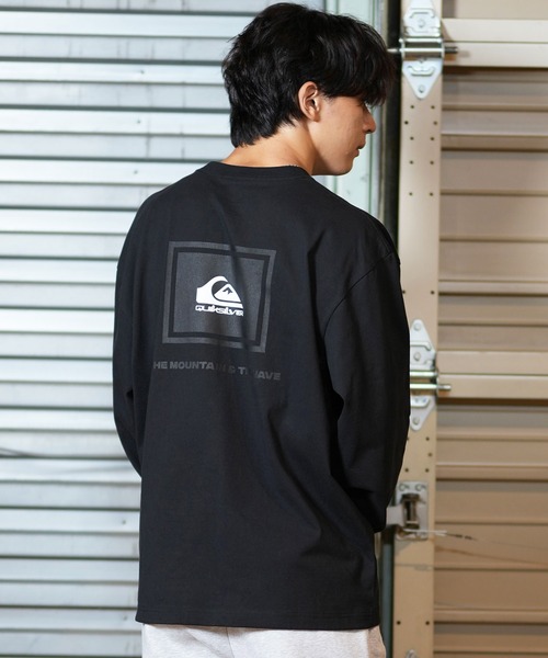 Quiksilver（クイックシルバー）の「【ムラサキスポーツ限定】QUIKSILVER/クイックシルバー ロンT/長袖Tシャツ バックプリント QLT244608M（Tシャツ/カットソー・メンズ・ホワイト/ブラック・L/M）」の14枚目の写真