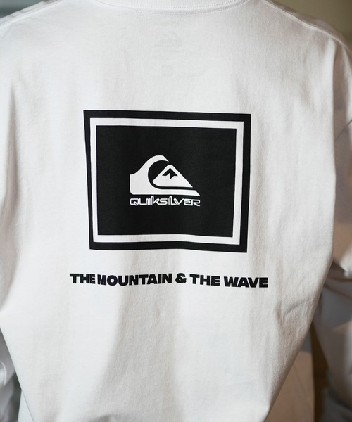 Quiksilver（クイックシルバー）の「【ムラサキスポーツ限定】QUIKSILVER/クイックシルバー ロンT/長袖Tシャツ バックプリント QLT244608M（Tシャツ/カットソー・メンズ・ホワイト/ブラック・L/M）」の11枚目の写真