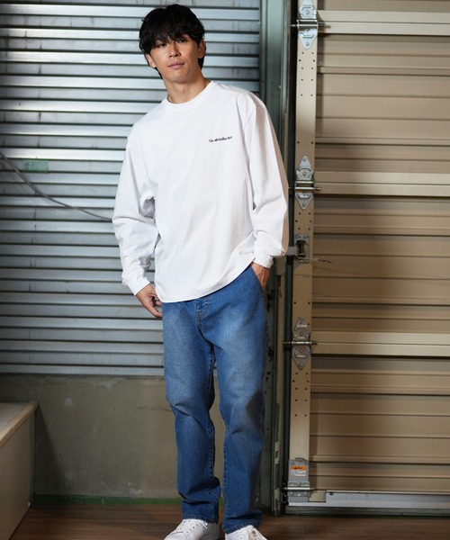 Quiksilver（クイックシルバー）の「【ムラサキスポーツ限定】QUIKSILVER/クイックシルバー ロンT/長袖Tシャツ バックプリント QLT244608M（Tシャツ/カットソー・メンズ・ホワイト/ブラック・L/M）」の7枚目の写真