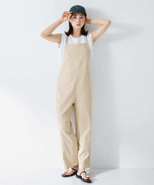 URBAN RESEARCH Sonny Label（アーバンリサーチサニーレーベル）の「ダブルストラップサロペット（サロペット/オーバーオール・レディース・ベージュ系その他/ブラック・FREE）」の22枚目の写真
