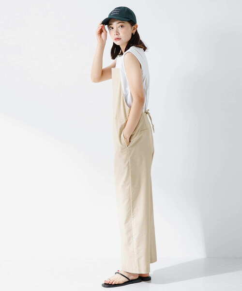 URBAN RESEARCH Sonny Label（アーバンリサーチサニーレーベル）の「ダブルストラップサロペット（サロペット/オーバーオール・レディース・ベージュ系その他/ブラック・FREE）」の21枚目の写真